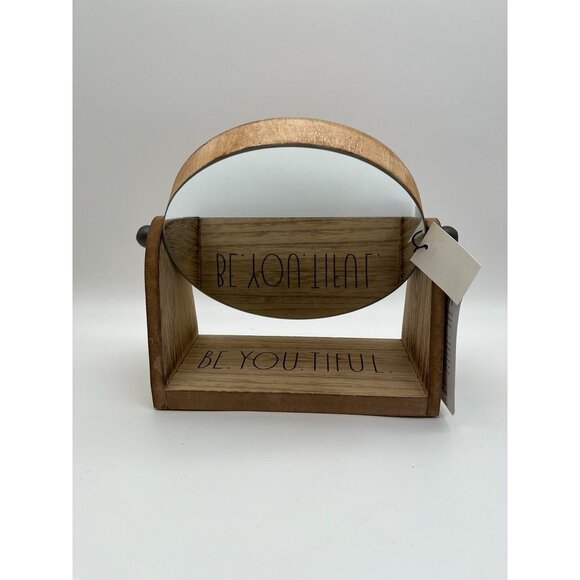 VHTF NWT Rae Dunn Be.You.Tiful Mirror - Picture 3 of 6